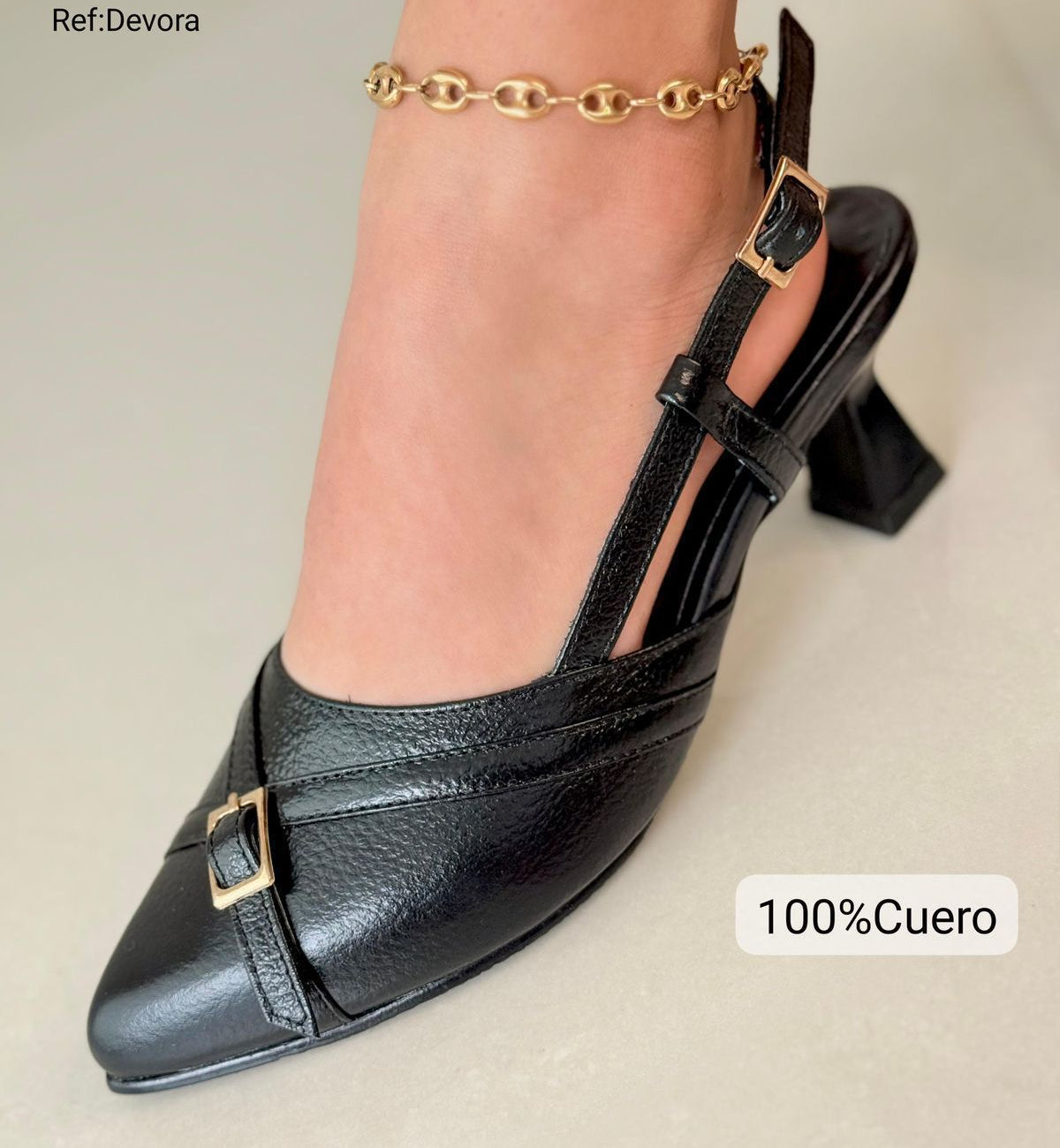 TACON CUERO DEVORA